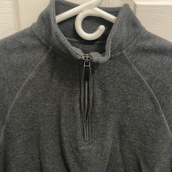 Unisex Soft Cotton 1/4 Zip Sweater - Picture 2 of 5